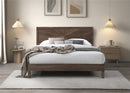 CAMA FULL ACABADO DE MADERA MARRON