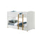 CAMAROTE TWIN EN TELA BLANCA