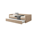 CAMA TWIN EN TELA KAKI