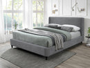 CAMA QUEEN EN TELA GRIS 800 F3