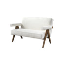 SOFA ESTACIONARIO DE DOS ASIENTOS JOER, EN MADERA 7283