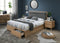 CAMA KING "BLOSSOMS" - CON MESITA DE NOCHE 3PCS