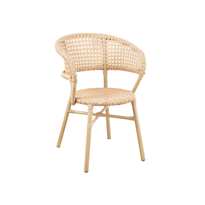 SILLA DE EXTERIOR EN RATTAN NATURAL