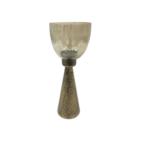 CANDELABRO HAMMERED CONE