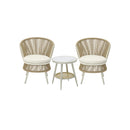 SET DE EXTERIOR ESTILO RATAN 3PCS