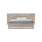 CAMA QUEEN "8349A"+2 MESITAS DE NOCHE - 3PCS