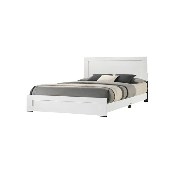 CAMA KING " C8377A"+1 MESITA DE NOCHE - 2PCS