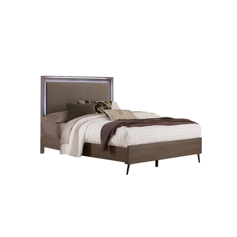 CAMA KING CON MESITA DE NOCHE "C8393A" - 2PCS