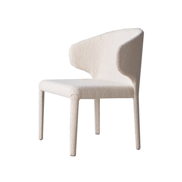 SILLA HELLA TAPIZADA EN TELA GRIS