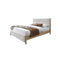 CAMA KING EN TELA BEIGE
