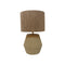 ***TERRACOTTA TABLE LAMP WITH SHADE