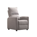 BUTACA RECLINABLE MANUAL EN TELA MARRON