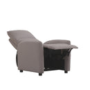 BUTACA RECLINABLE MANUAL EN TELA MARRON
