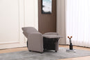 BUTACA RECLINABLE MANUAL EN TELA GRIS