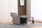 BUTACA RECLINABLE MANUAL EN TELA GRIS