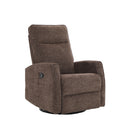 BUTACA RECLINABLE MANUAL EN TELA MARRON