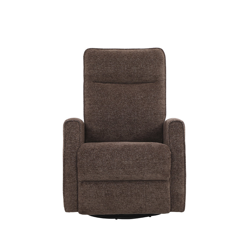 BUTACA RECLINABLE MANUAL EN TELA MARRON