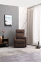 BUTACA RECLINABLE MANUAL EN TELA MARRON