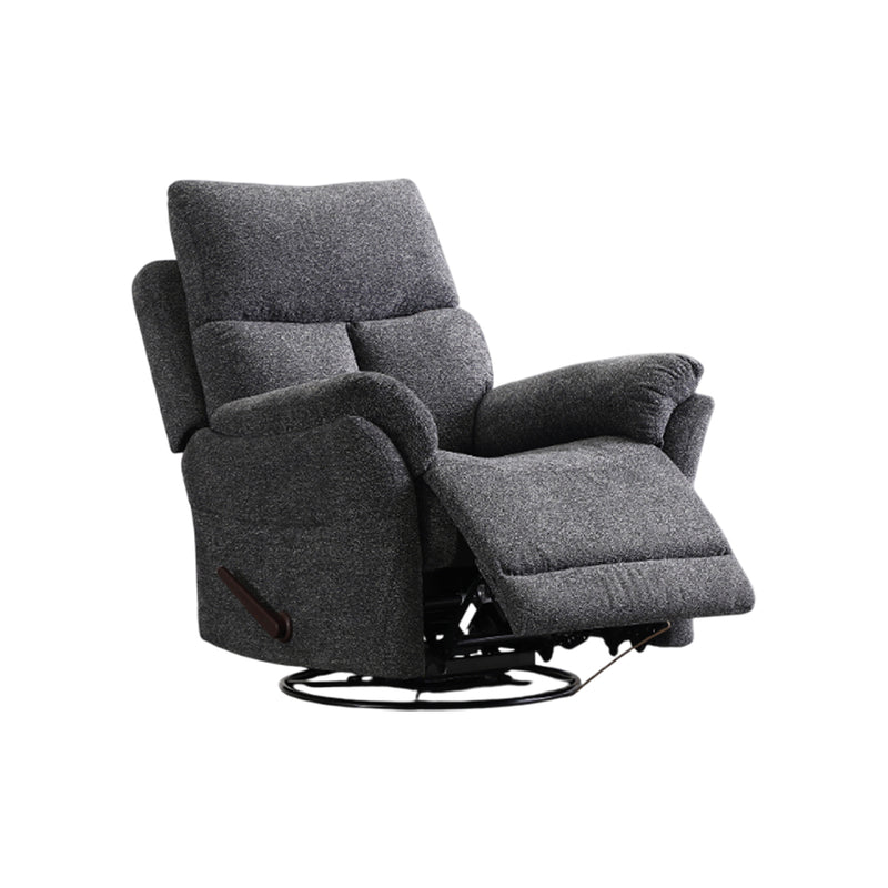 BUTACA RECLINABLE MANUAL EN TELA SMOKE GRAY