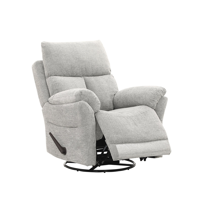 BUTACA RECLINABLE MANUAL EN TELA GRIS