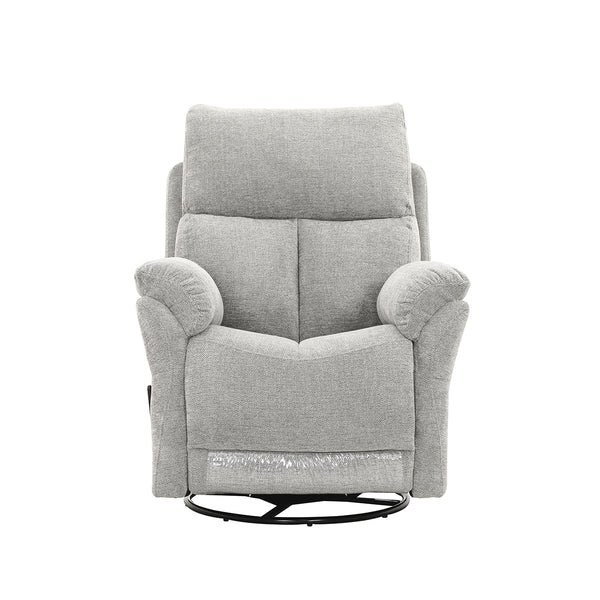 BUTACA RECLINABLE MANUAL EN TELA GRIS