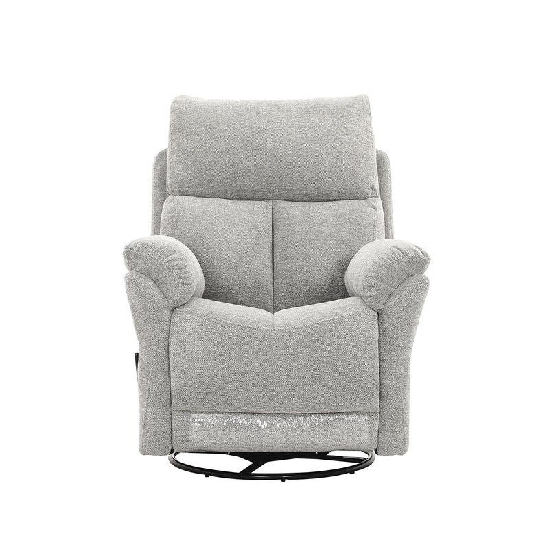 BUTACA RECLINABLE MANUAL EN TELA GRIS