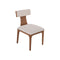 SILLA DE COMEDOR EN TELA BEIGE