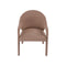 SILLA DE COMEDOR EN TELA MARRON