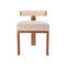 SILLA DE COMEDOR EN TELA BEIGE