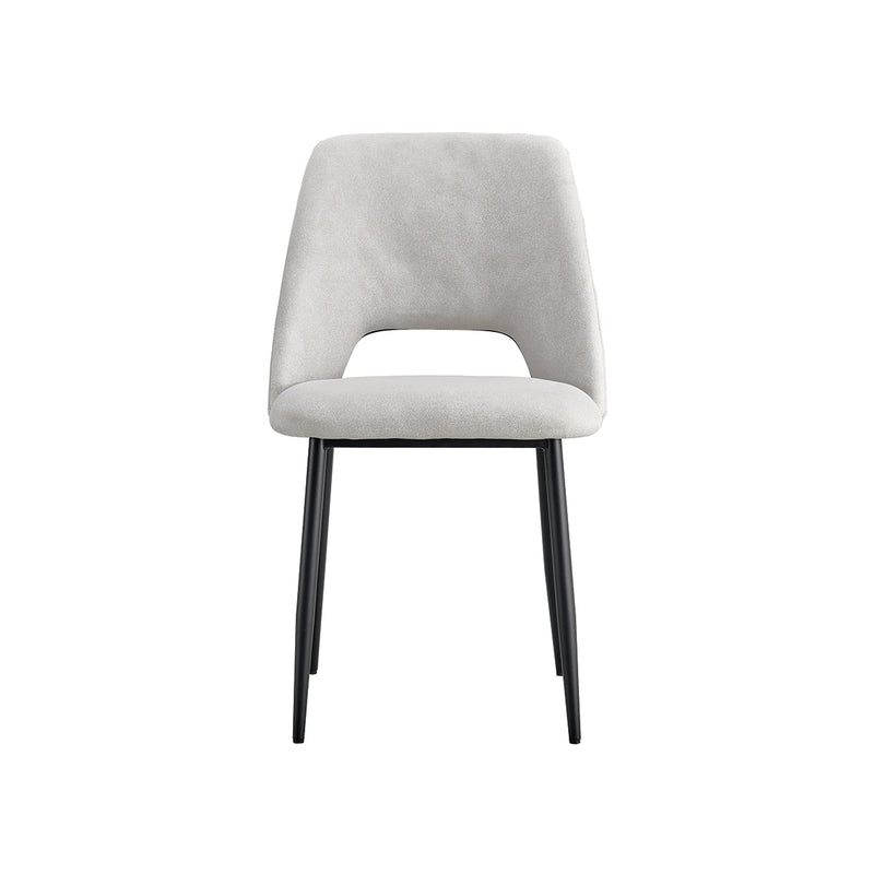 SILLA DE COMEDOR EN TELA BEIGE