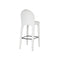 BAR CHAIR, LEG: OTE MOHAIR-103 CREAM AND BLACK