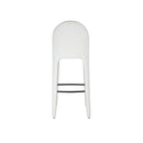 BAR CHAIR, LEG: OTE MOHAIR-103 CREAM AND BLACK
