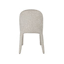 SILLA DE COMEDOR EN TELA MARRON
