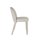 SILLA DE COMEDOR EN TELA MARRON