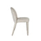 SILLA DE COMEDOR EN TELA MARRON