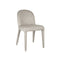 SILLA DE COMEDOR EN TELA MARRON