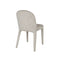 SILLA DE COMEDOR EN TELA MARRON