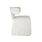 SILLA DE COMEDOR EN TELA TEXTURIZADA MARRON CON BLANCO