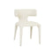 SILLA DE COMEDOR EN TELA OFF WHITE
