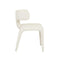 SILLA DE COMEDOR EN TELA OFF WHITE