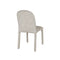 SILLA DE COMEDOR EN TELA MARRON