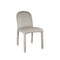 SILLA DE COMEDOR EN TELA MARRON