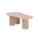 MESA DE CENTRO CON TOPE DE MÁRMOL ARTIFICIAL Y BASE MDF