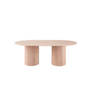 MESA DE COMEDOR CON TOPE DE MÁRMOL ARTIFICIAL Y BASE MDF