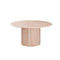 MESA DE COMEDOR CON TOPE DE MÁRMOL ARTIFICIAL Y BASE MDF