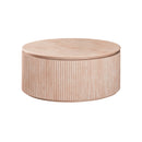 MESA DE CENTRO CON TOPE DE MÁRMOL ARTIFICIAL Y BASE MDF