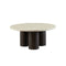 MESA DE CENTRO TOPE ARTIFICAL DE MARMOL Y BASE MDF