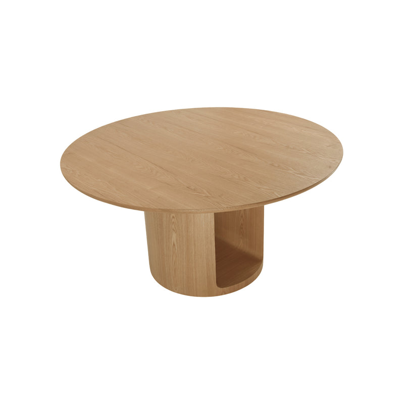 MESA COMEDOR EN MDF Y ACABADO MADERA