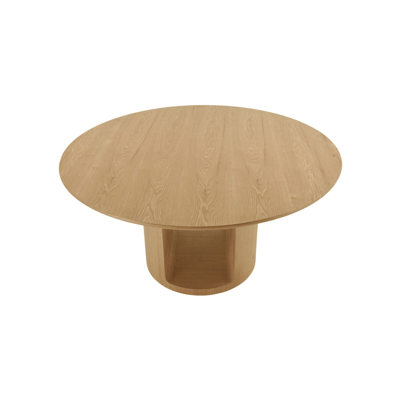 MESA COMEDOR EN MDF Y ACABADO MADERA