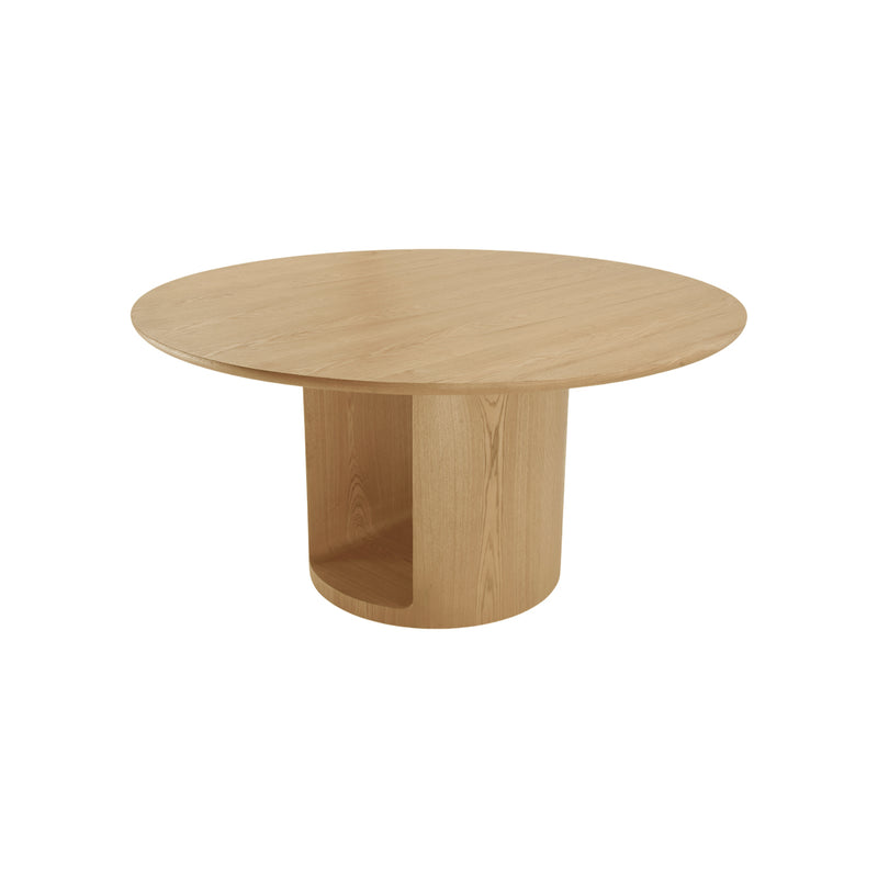 MESA COMEDOR EN MDF Y ACABADO MADERA